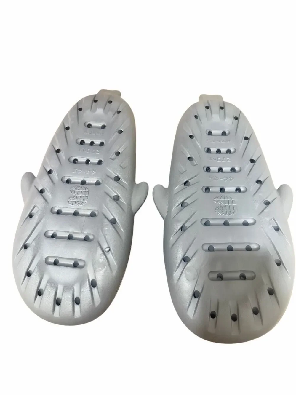Shark Slides - grey- size 44-45 (11-11.5)